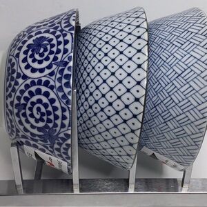 3 Ceramic Sauce Appetizer Dipping Bowl Ebros Made In Japan Multi Pattern